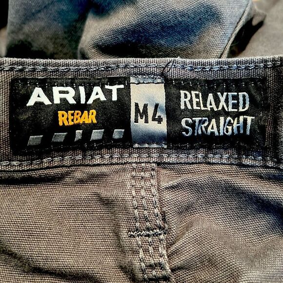 Ariat Pants Made Tough Pant in Rebar Grey 40/30 - Picture 2 of 15